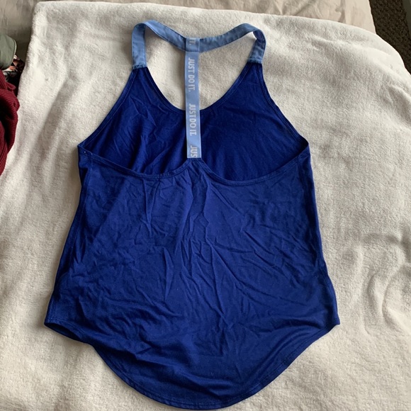 Blue Nike Dri-Fit Tank Top - Picture 2 of 3